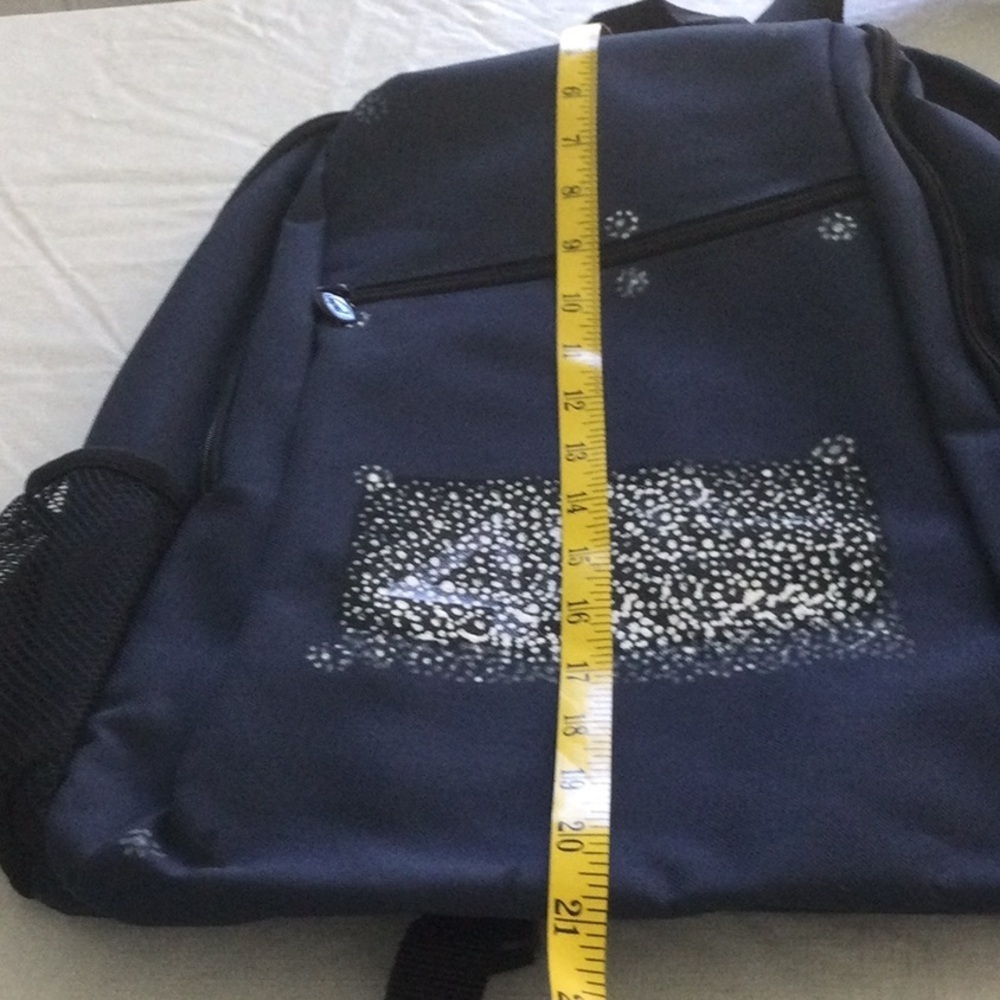 Navy Blue Backpack NWOT - Picture 2 of 4